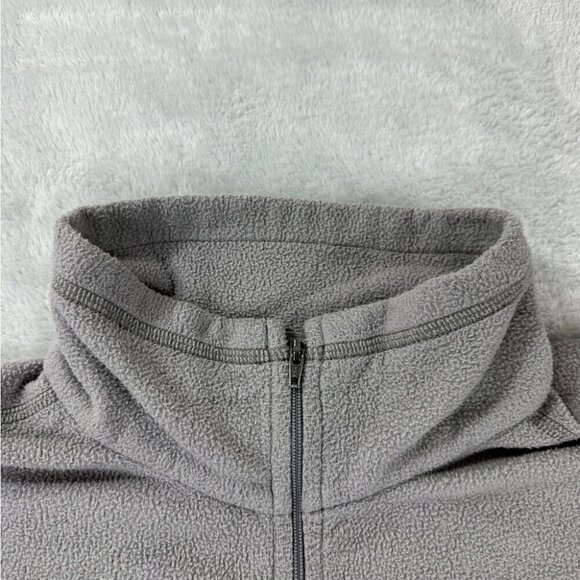 Patagonia Men's Micro D Fleece Pullover Grey Half Zip Sweater Size Medium - Picture 10 of 16